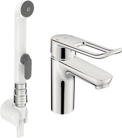 Oras Clinica Pesualtaan sekoitin care, käsisuihkulla, Kylpyhuone