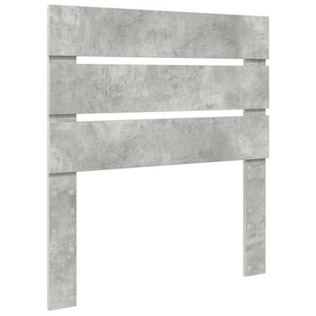 Modern sänggavel - vidaXL - Betonggrå - Ingenjörsträ - 90 cm - 93x3x100 cm - Rektangulär form