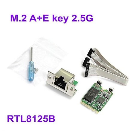 RTL8125B Mini Pcie 2.5Gigabitin Ethernet-kortti 10/100/1000M/2.5Gbps Adaptiivinen Työpöytä Pehmeä Reititys Verkkokortti