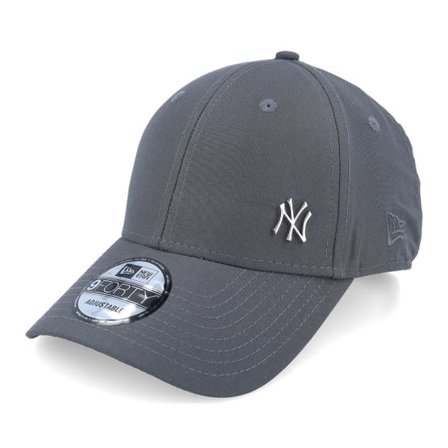 New Era - MLB Grå adjustable Keps - New York Yankees 9FORTY Metal Grey Adjustable @ Hatstore