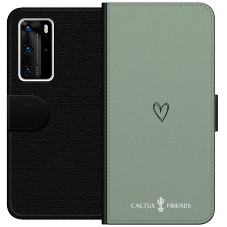 Yhteensopiva Lompakkokotelo Huawei Huawei P40 Pro Cactus and Friends – SageLove