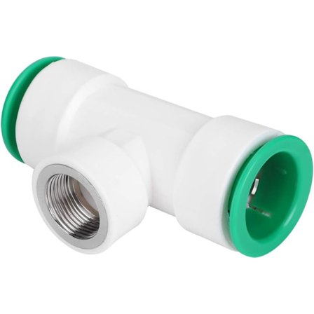 PPR-plast 32 mm tryckanslutning vattenrör T-koppling VVS-kopplingar med 3/4 hon gänga rörkopplingar rörtillbehör