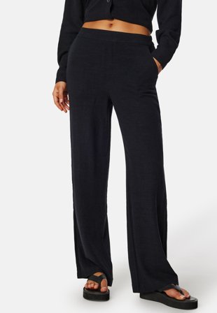 Object Collectors Item Objsanne Aline Wide Pant Black Klær