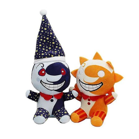 2 stk 20cm Fnaf plysj Five Nights plysjleke dyr spill dukke myk