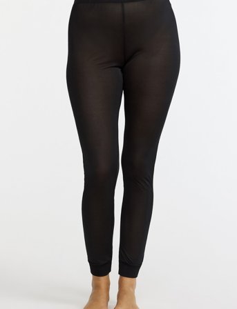 Damella of Sweden Silk Leggings - Black - XS