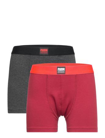 Puma Boys Placed Logo Boxer 2P Red PUMA