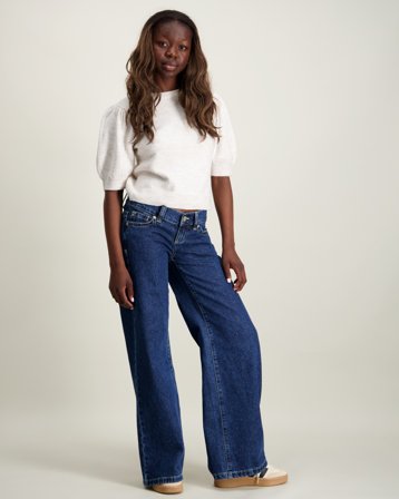 Abrand SUPER LOW WIDE TARA Blauw Jeans Meisjes - Kids Brand Store