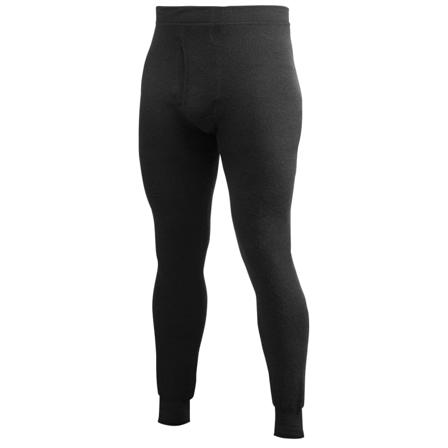Woolpower Long Johns with Fly 200 Men base layer trousers Black XXXL