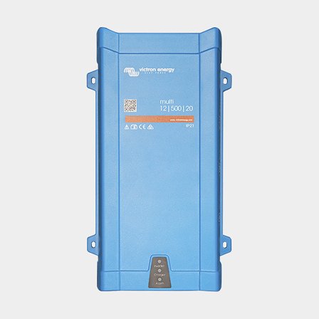 Inverter / växelriktare med laddare Victron Multiplus, ren sinuskurva, 12 V - 230 V, 1300 W (1600 VA)