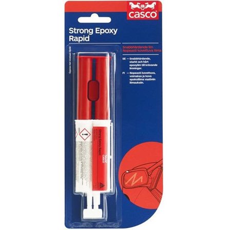 Casco Rapid Epoksybasert lim 12 ml, 2-pakke, Kjemisk teknisk