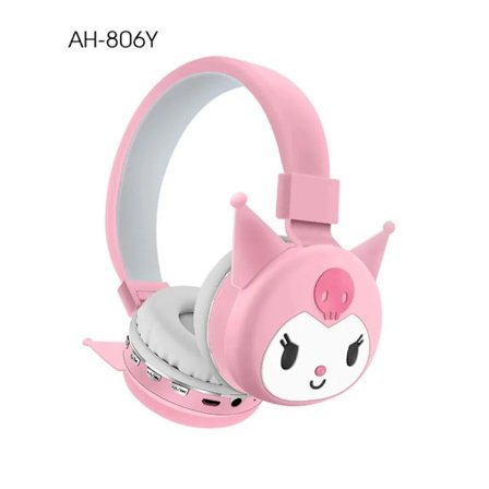 Söt Bluetooth Hörlurar Trådlösa Headset Anime Cartoon Stereo Headset Hörlurar