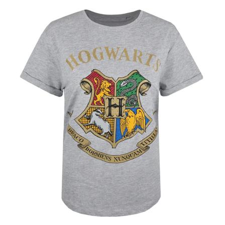 Harry Potter Hogwarts T-shirt Dam/dam Xl Sportgrå