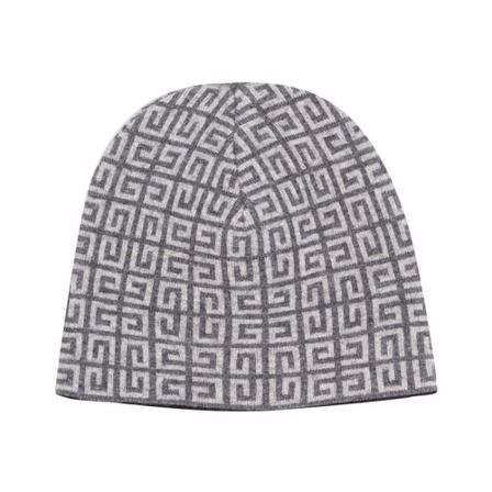 Givenchy, Beanie Grijs, Heren, Maat:ONE Size