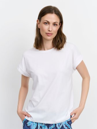 BRANDTEX - Kortærmet T-shirt - Hvid