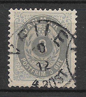 Danmark 1875 - AFA 22a - Stemplet