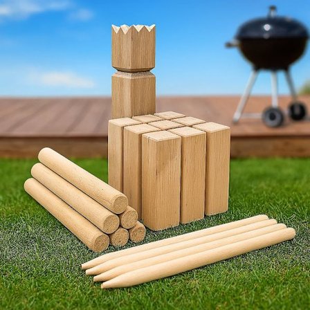 King Game Kubb i trä