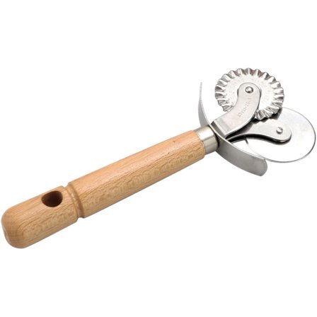 Eppicotispai Ravioli/Pizzaskjærer Dobbel' - 'Tre/stål