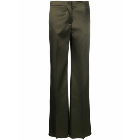 Etro, Straight Trousers Groen, Dames, Maat:XL