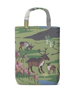 Bæretaske Fjällängar grå/g Grøn