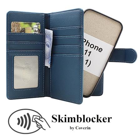 Skimblocker iPhone 11 (6.1) XL Magnet Plånboksfodral