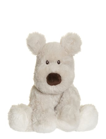 Teddykompaniet | Teddy Mocca, Dog, Grey, Small | 25 CM