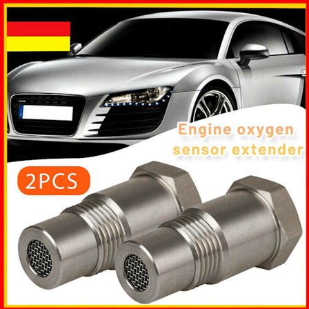 2x O2 Simulator Sonde Lambdasonde Auto Lambda Eliminator Spacer Metallkat Lamda