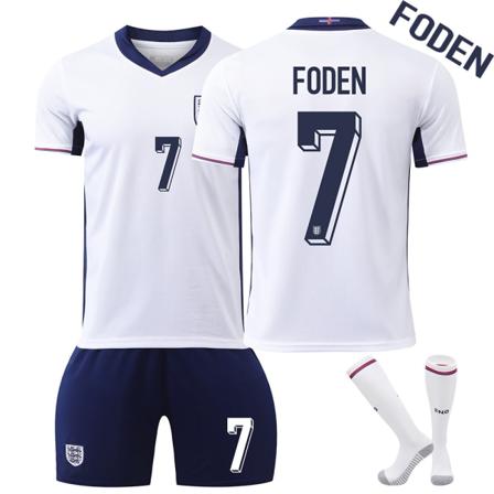 UEFA Euro 2024 England Hemmafotbollströja Nr 7 FODEN 28