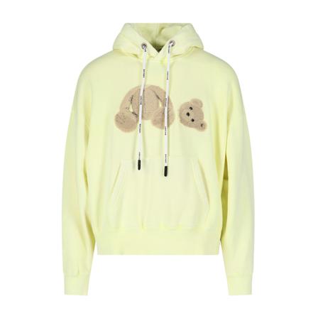 Palm Angels, Hoodies Geel, Heren, Maat:M