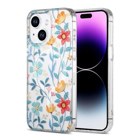 iPhone 14/15 Plus Case MagSafe - Flowers & Twig