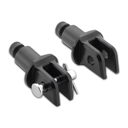 Montagesatz Fußrasten Beifahrer Rizoma Schwarz 18mm - Yamaha Tracer 900 2018-2019