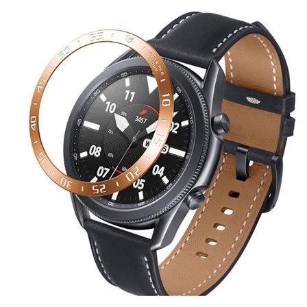 Samsung Galaxy Watch 3 (45mm) hållbar dial bezel - rosa guld / A Type