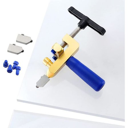 Glasskutterverktøy, Høy kvalitet 3mm-15mm, 2 i 1 Glasskuttersett, Glasshåndverktøy