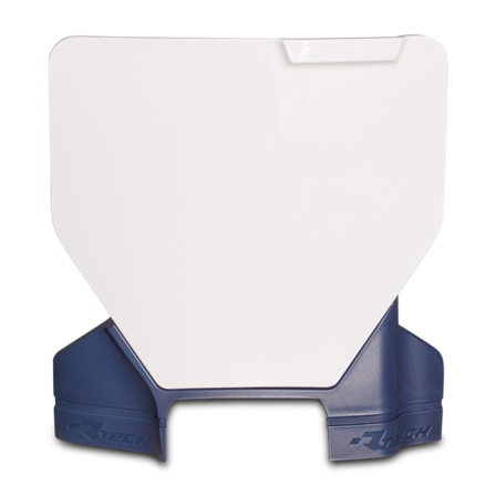 Przednia Tablica pod Numer Rtech Biała-HSQ Blue - Husqvarna FC 250 2023-2026