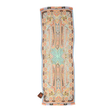 Etro, Scarf printed Pomarańczowy, Kobieta, Rozmiar: ONE Size