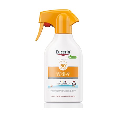 Eucerin Sensitive Protect Kids Trigger Sun Spray SPF50+ 250ml - Crema Solare Bambini
