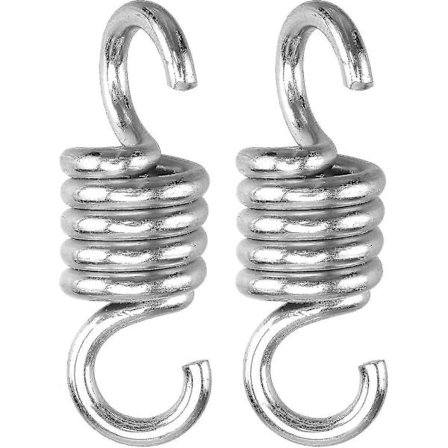 Sølvfjedre til hængestol, 2-delt gyngesæt