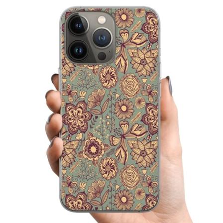 Apple iPhone 13 Pro TPU Mobilcover Vintage Blomster