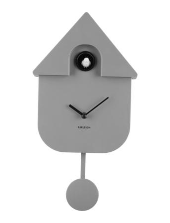 Wall Clock Modern Cuckoo Home Decoration Watches Wall Clocks Grå KARLSSON
