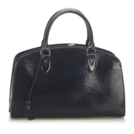 Louis Vuitton Vintage, Pre-owned Electric Epi Pont Neuf PM Leather Zwart, Dames, Maat:ONE Size