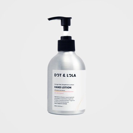 Ekologisk handlotion för alla hudtyper, 100% vegansk handlotion
