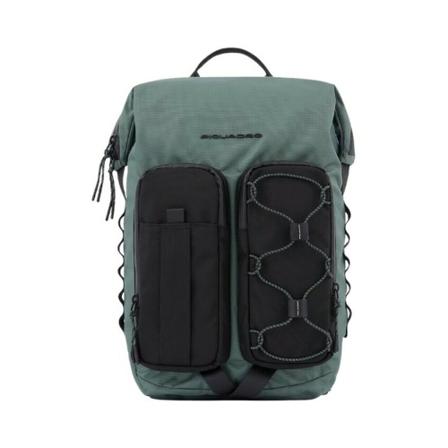 Piquadro, Backpacks Zielony, Mężczyzna, Rozmiar: ONE Size