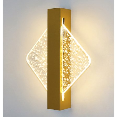 Væglampe indendørs akryl LED væglampe - lys luksus stue soveværelse natbord - moderne enkelhed - tre-tone belysning - ledningsbrug