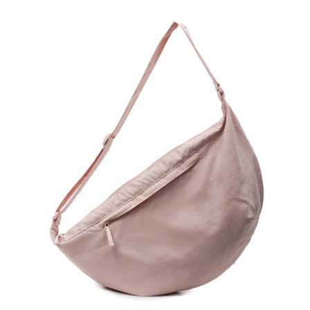 Crescent Taske Casual Skuldertasker med Justerbar Rem Multi Lomme Sling Taske Trendy Dumpling Tasker Kvinder Rosa Pink