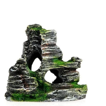Hjem Akvarium Sten Gule Fisk Tank Dekorasjoner Ornament Fjell Gjemme Hule Akvarium Tilbehør