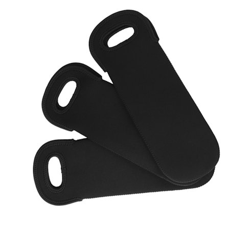 3 stk. Neopren Flaskekøler Vinflaske Taske Beskyttelsescover Drikkevare Ærmeholder