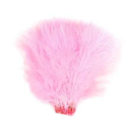 Natures Spirit Fish Hunter Blood Quill Marabou - Fl. Light Pink (UV)