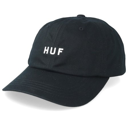 HUF - Black adjustable Czapka Z Daszkiem - Essentials OG Black Adjustable @ Hatstore