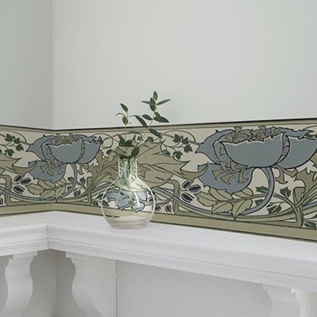 Duro Bård, Värmlands Säby 020-05 Gammalsvenska QuickUp, L, Blå, Färg & tapeter