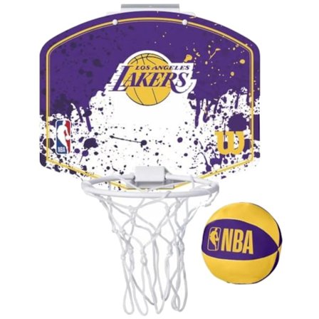 Wilson NBA Team Los Angeles Lakers Mini Hoop WTBA1302LAL