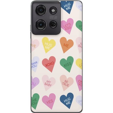 Yhteensopiva Puhelinkuori Motorola Motorola Moto G75 Karkkisydämet